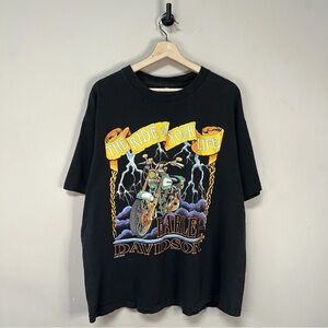 Vintage 90s Harley Davidson Thunder T Shirt